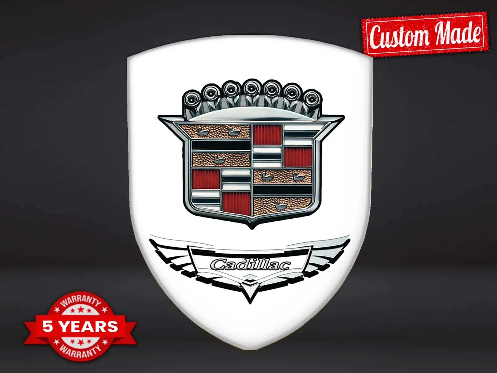 Cadillac Stoßsticker Druck Sportlich Luxus Professionell